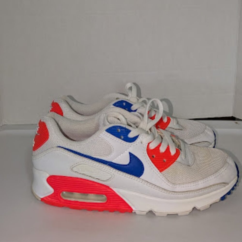 Nike Air Max 90 Ultramarine Flash Crimson Racer Blue Womens 9 EUC